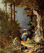 Carl Spitzweg, Madchen mit Ziege